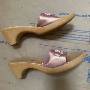 Women's Pink Slide Sandals